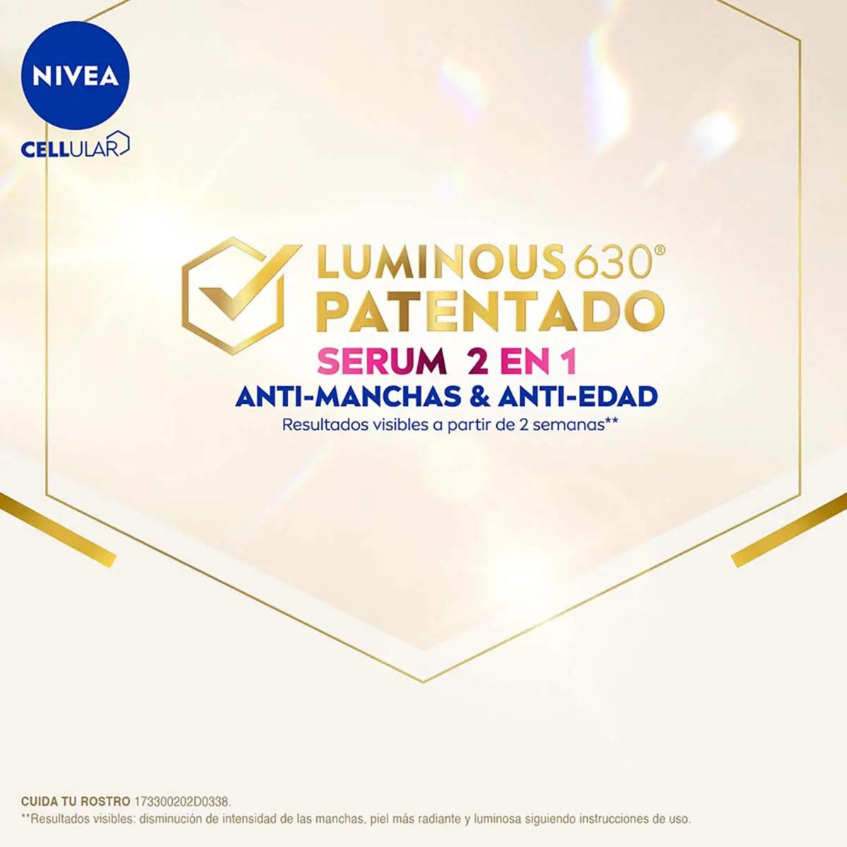 Rutina Nivea Facial Luminous Serum +fluido +contorno De Ojos