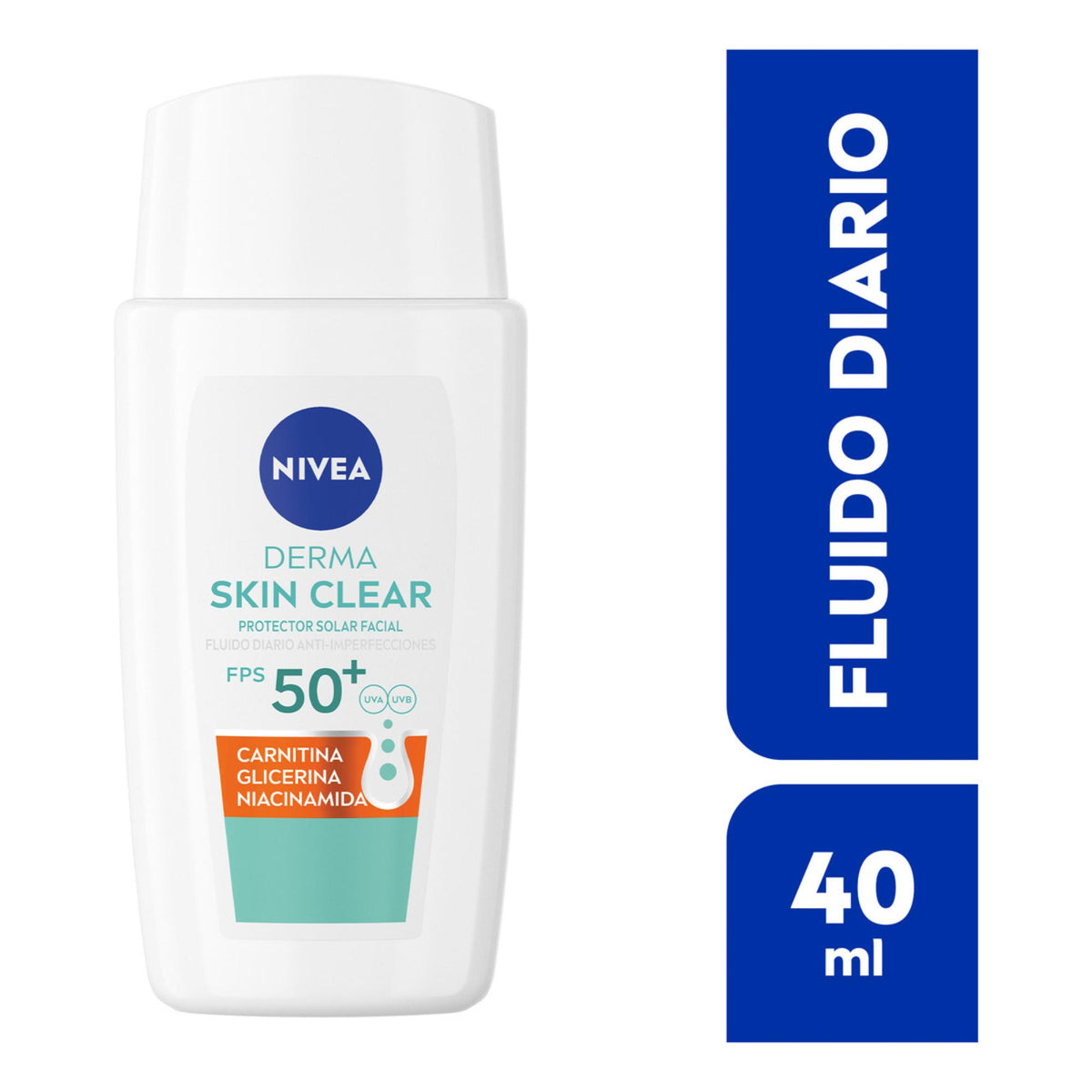 Nivea Fluido Diario Facial Derma Skin Clear Antiimperfeccion