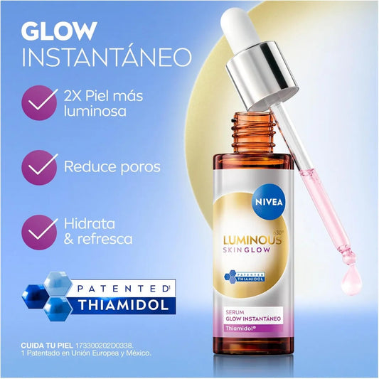 Nivea Rutina Skin Glow Tónico Exfoliante 100ml+ Serum 30ml