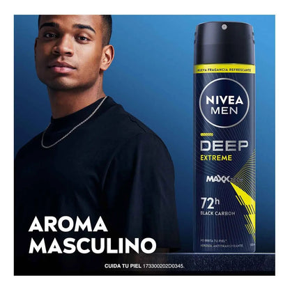 Nivea Men Deep Extreme Desodorante Aerosol 150 ml