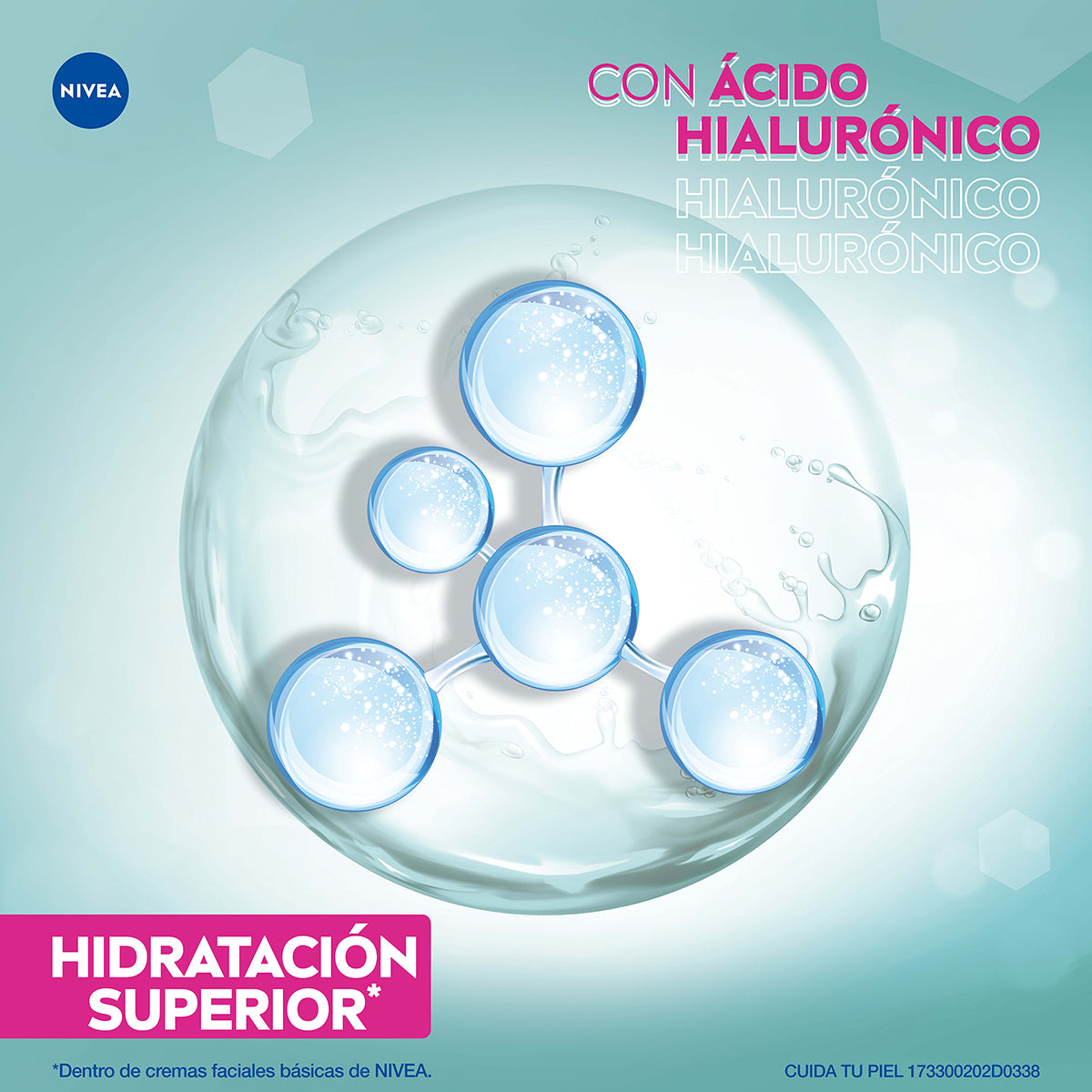 3 Pack Gel Facial Cuidado Facial Nivea Hyaluron Gel
