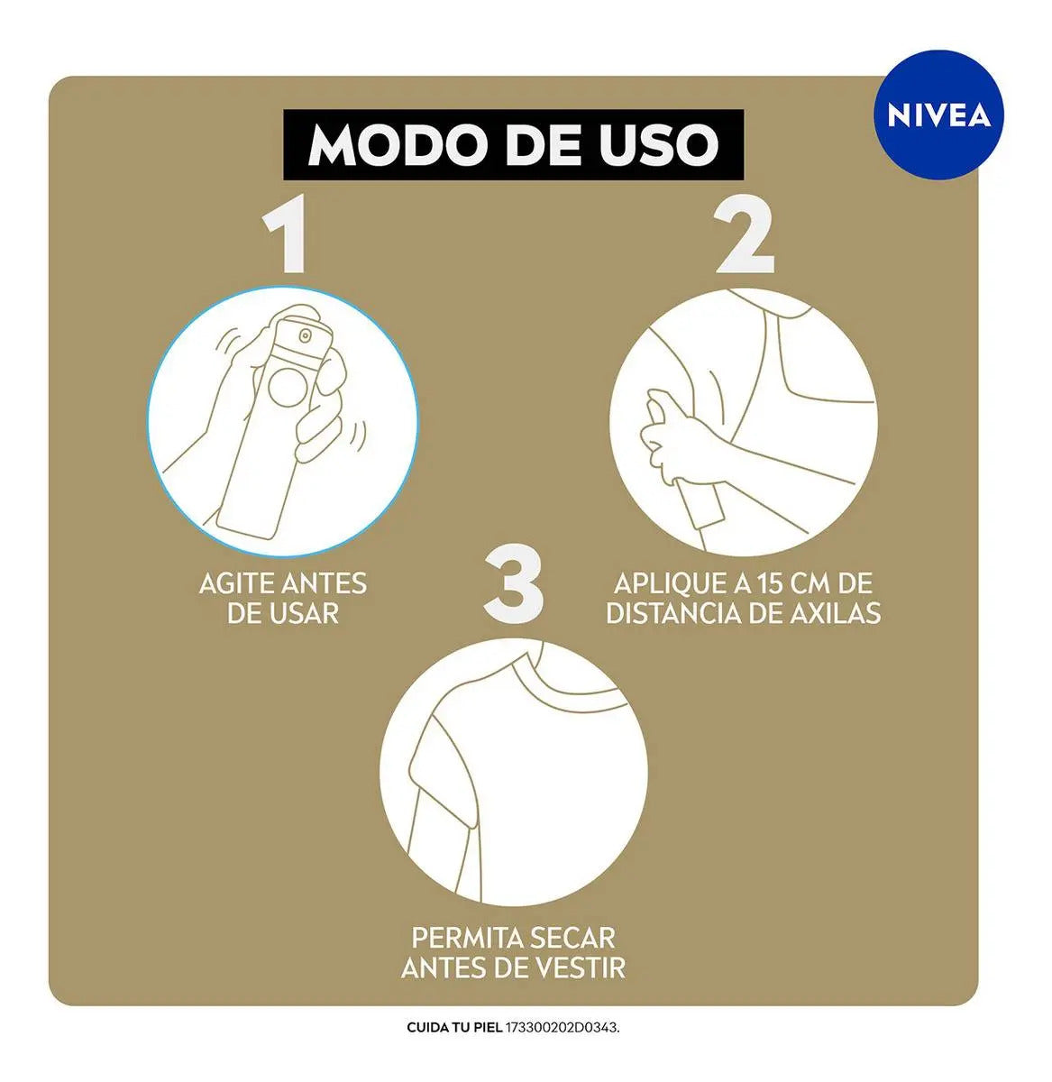 Nivea Black White Satín Desodorante 150 ml