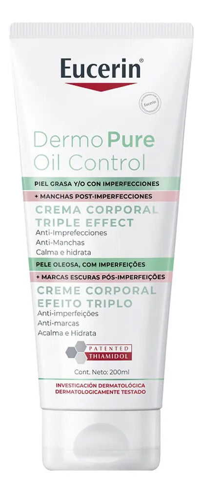 Eucerin Dermopure Triple Effect Body Cream 200Ml