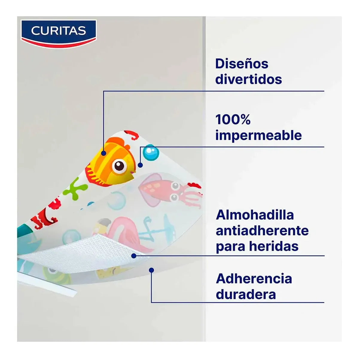 Curitas Venditas Adhesivas Aquaprotect Kids