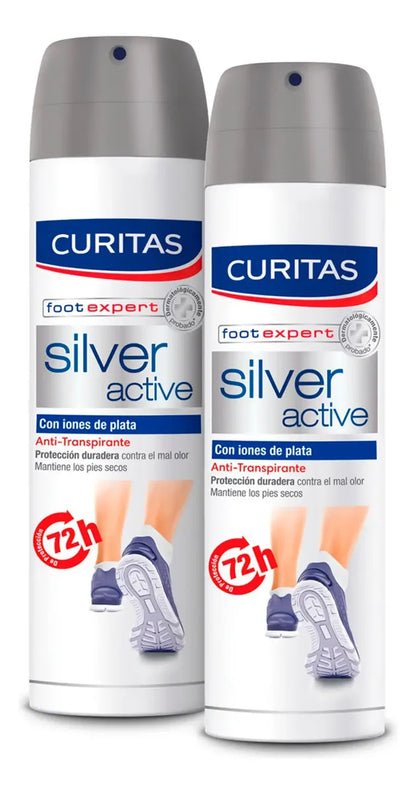 Pack De 2 Desodorantes Curitas Silver Active