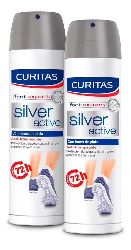 Pack De 2 Desodorantes Curitas Silver Active