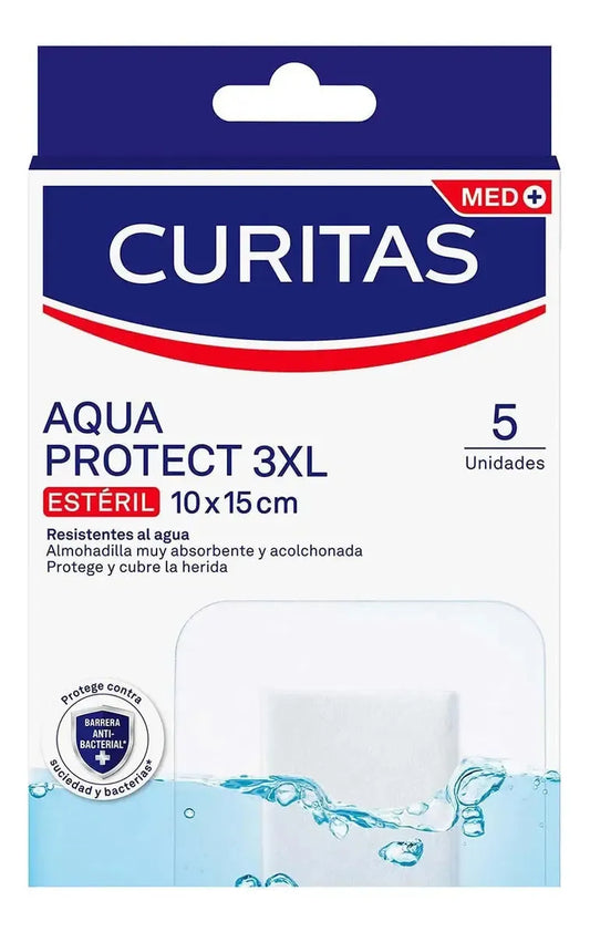 Curitas Aqua Protect 3xl, Caja Con 5 Parches