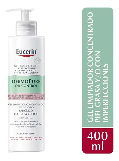 Eucerin Dermopure Gel Limpiador Facial Concentrado Piel Gras