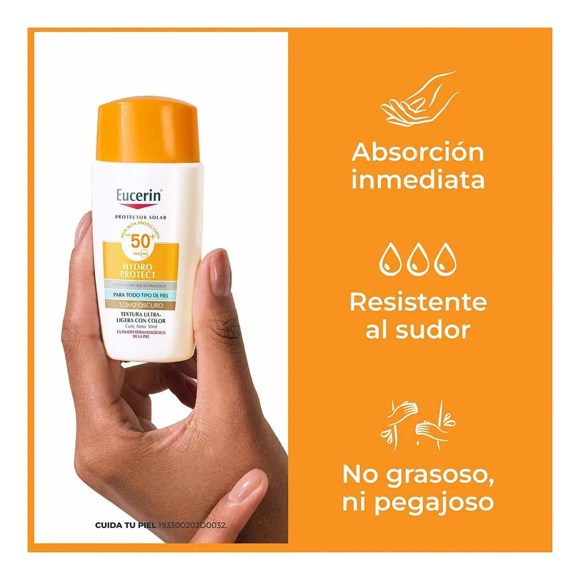 Eucerin Sun Hydrofluid Tono Oscuro Fps50+ 50Ml