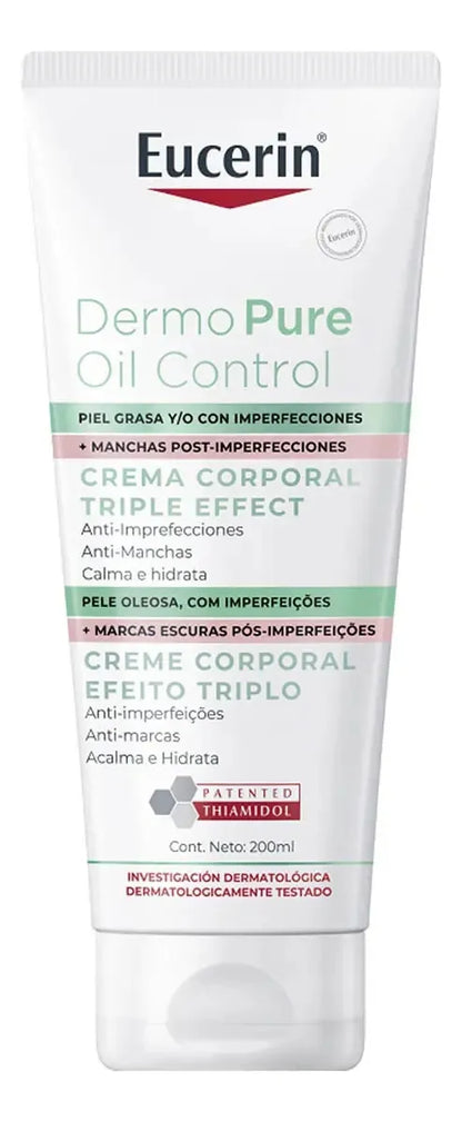 Eucerin Dermopure Triple Effect Body Cream 200Ml
