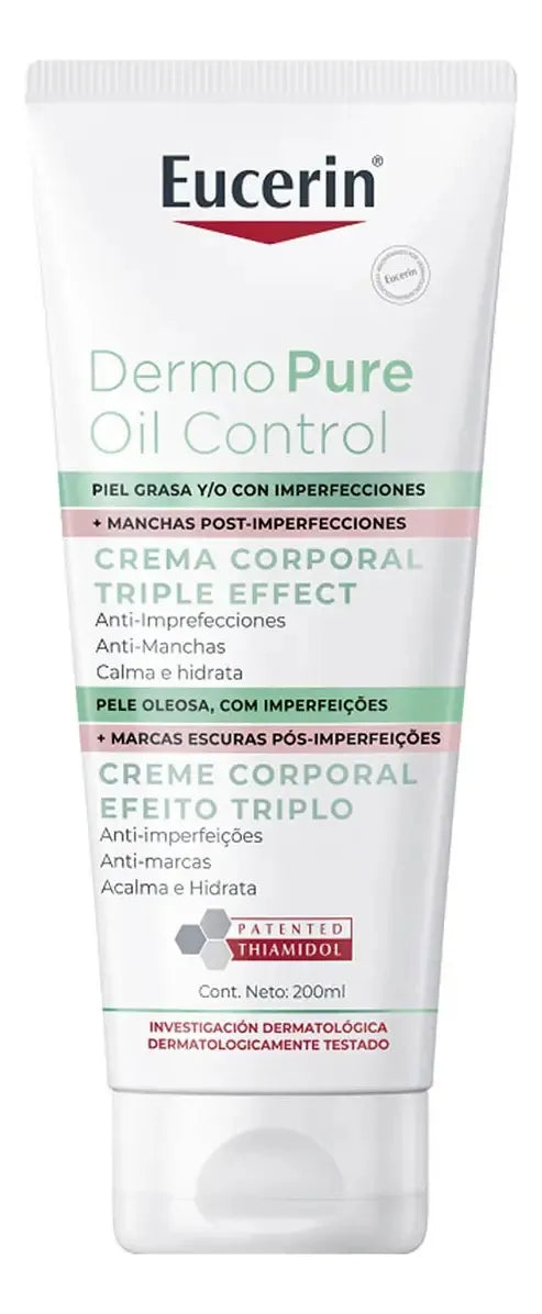 Eucerin Dermopure Triple Effect Body Cream 200Ml