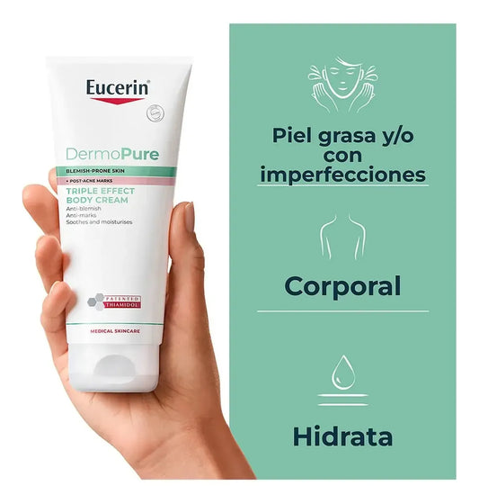 Eucerin Dermopure Triple Effect Body Cream 200Ml