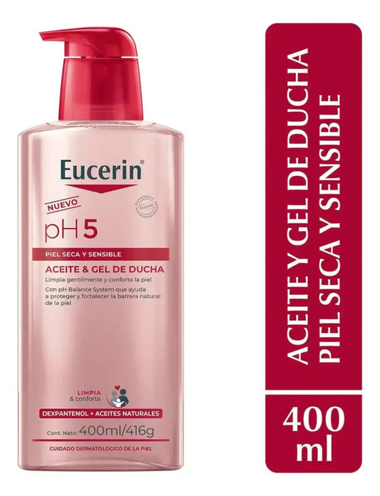 Eucerin Ph5 Gel Y Aceite De Baño 400ml