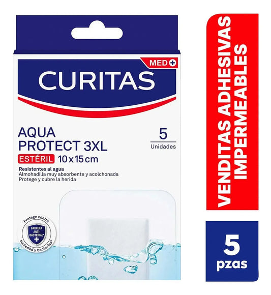 Curitas Aqua Protect 3xl, Caja Con 5 Parches