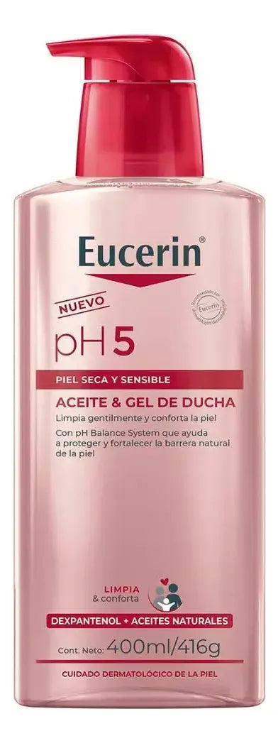 Eucerin Ph5 Gel Y Aceite De Baño 400ml