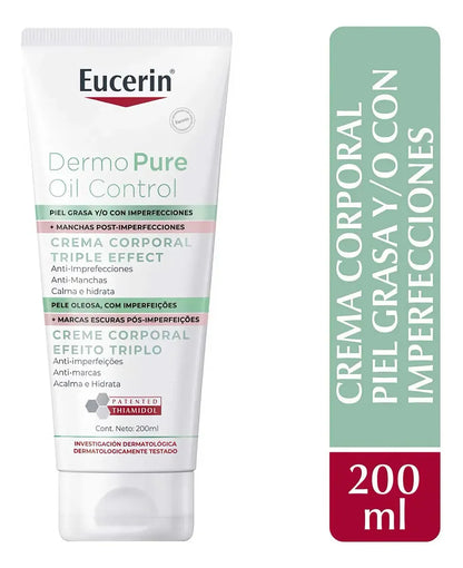 Eucerin Dermopure Triple Effect Body Cream 200Ml