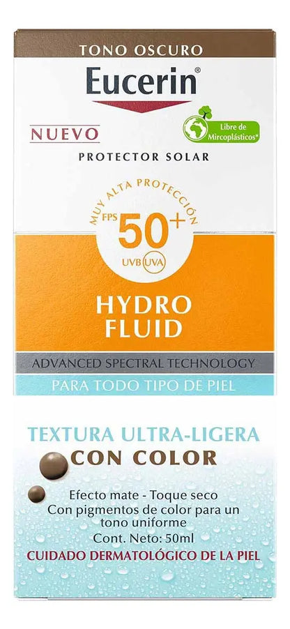 Eucerin Sun Hydrofluid Tono Oscuro Fps50+ 50Ml