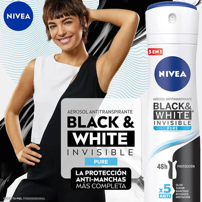 Nivea Black White Invisible Antimanchas 150 ml