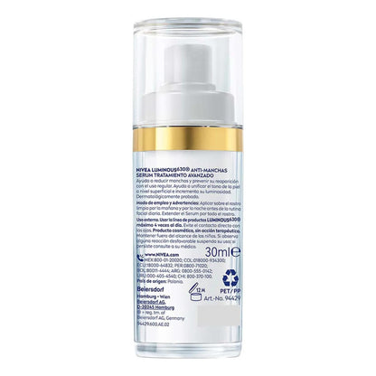 Rutina Nivea Facial Luminous Serum +fluido +contorno De Ojos