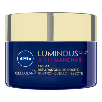 Set Nivea Luminous Fluido Sérum Y Crema Noche
