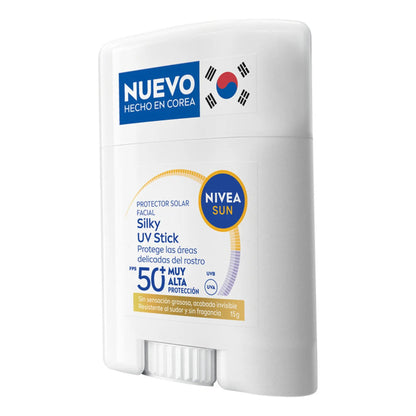 Silky Uv Stick Nivea Sun Protector Solar Facial En Barra Fps