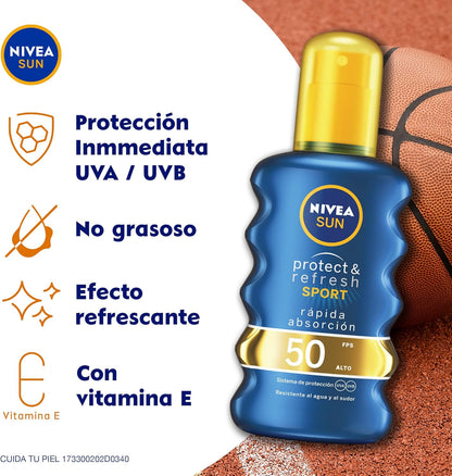 N. Sun Protect & Refresh Spray Invisible FPS 50