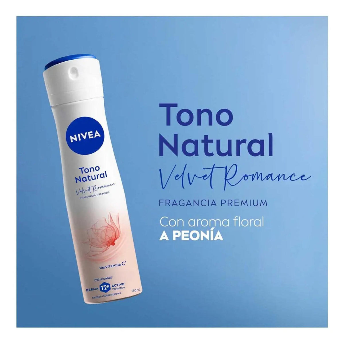 Desodorante En Spray Nivea Tono Natural Velvet Romance