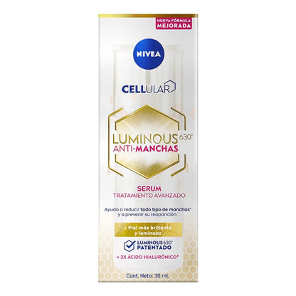 Rutina Nivea Facial Luminous Serum +fluido +contorno De Ojos