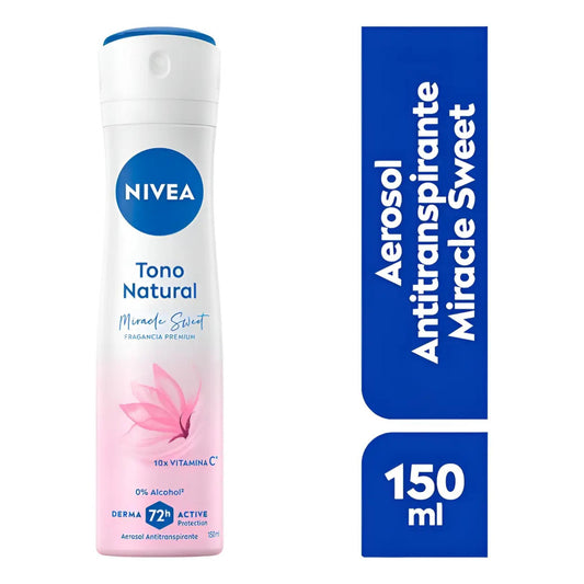 Desodorante En Spray Nivea Tono Natural Miracle Sweet Lirio