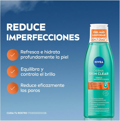 NIVEA Derma Skin Clear Tónico Anti-imperfecciones (200 ml)