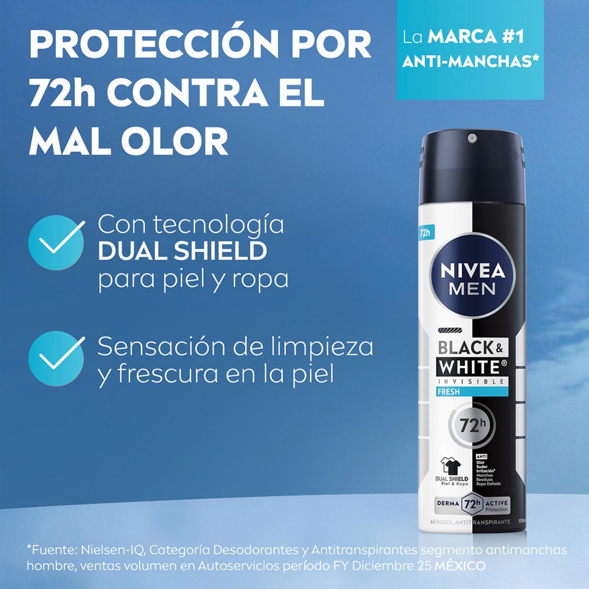 NIVEA MEN Black & White Fresh Spray 150 ml