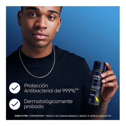 Nivea Men Deep Extreme Desodorante Aerosol 150 ml