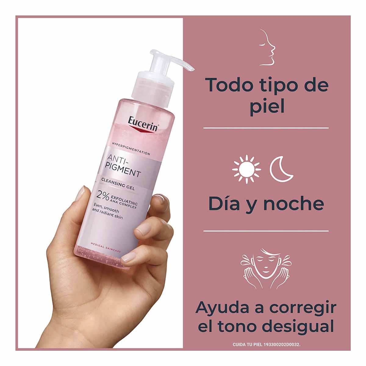 Eucerin Anti-pigment Gel Iimpiador Exfoliante 200 Ml