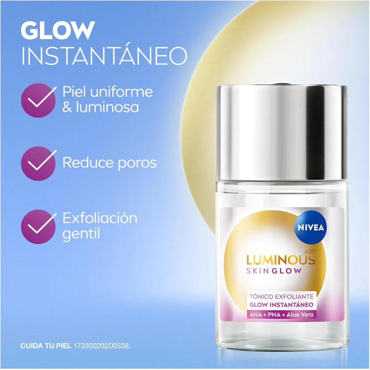 Nivea Rutina Skin Glow Tónico Exfoliante 100ml+ Serum 30ml