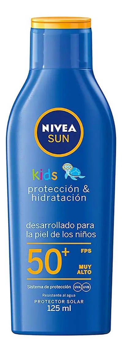 Nivea Protector Solar Corporal Hidratación Kid Fps 50+ 125ml