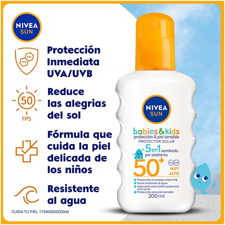 N. Sun Protect & Sensitive Kids Spray FPS 50+