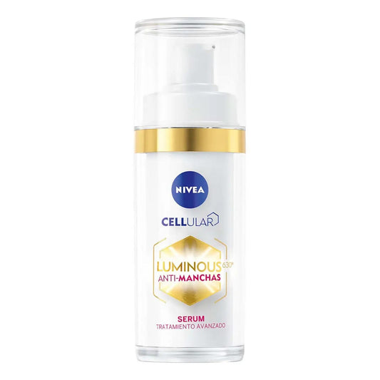Rutina Nivea Facial Luminous Serum +fluido +contorno De Ojos