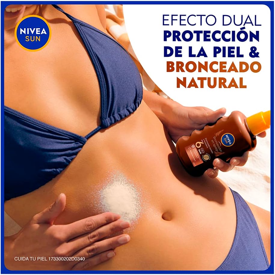 NIVEA SUN Protect & Bronze FPS 50 Spray 200 ml