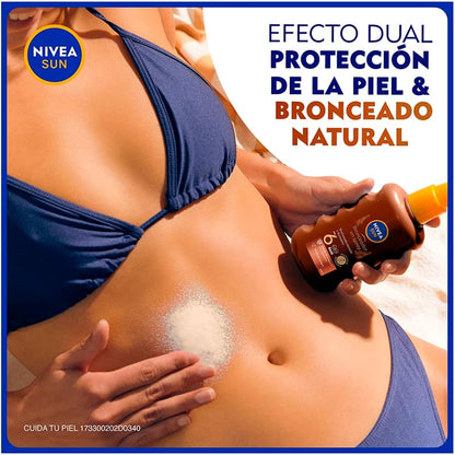 NIVEA SUN Protect & Bronze FPS 50 Spray 200 ml
