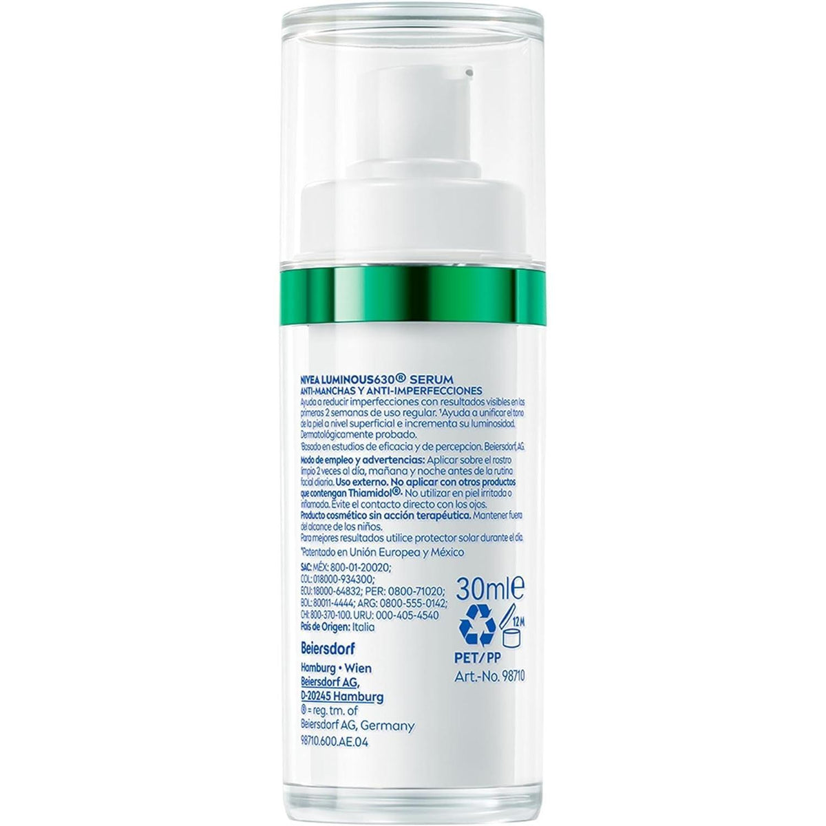 Serum Facial Anti-imperfecciones NIVEA LUMINOUS630 30ml