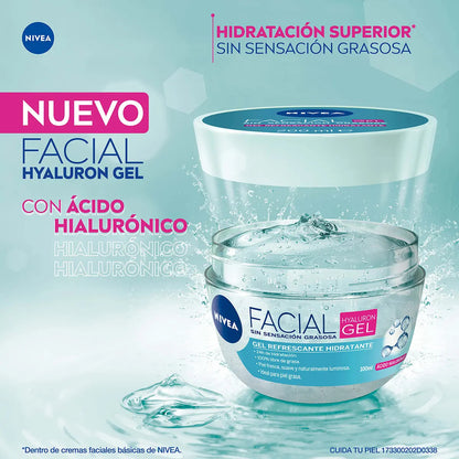 3 Pack Gel Facial Cuidado Facial Nivea Hyaluron Gel