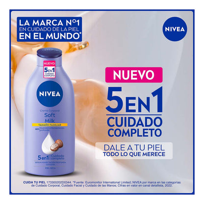 Nivea Crema Corporal Humectante Protect&m Soft Milk (650 Ml)
