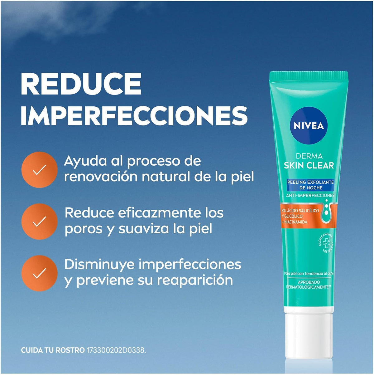 NIVEA Derma Skin Clear Peeling Nocturno 40 ml