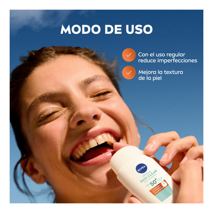 Nivea Fluido Diario Facial Derma Skin Clear Antiimperfeccion