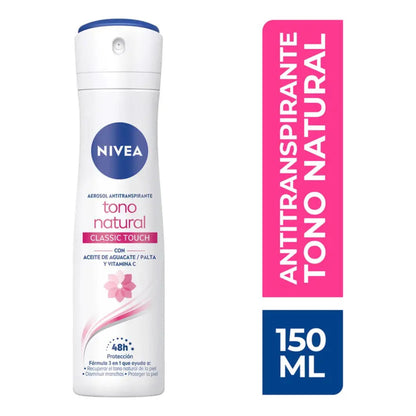 Nivea Desodorante Aclarado Natural Classic 150 ml