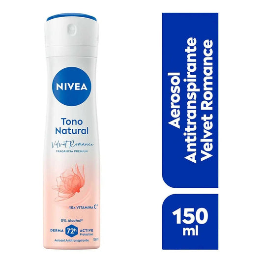 Desodorante En Spray Nivea Tono Natural Velvet Romance