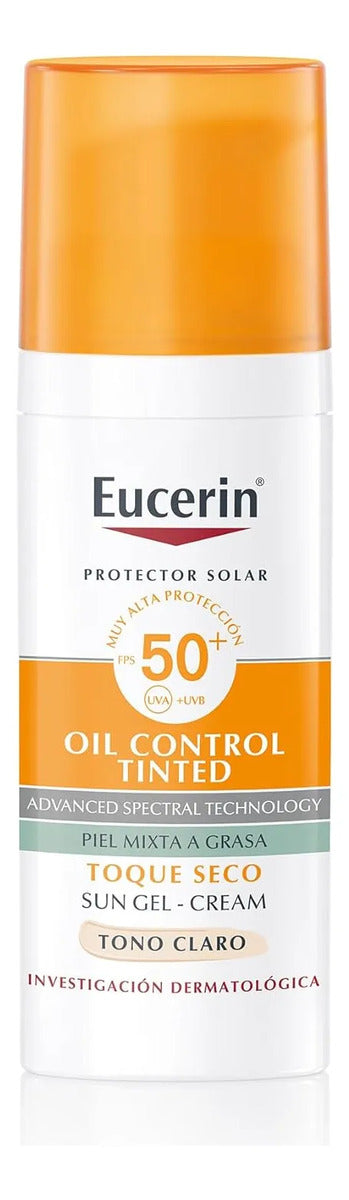 Eucerin Eucerin Sun Oil Control Fps 50+ Tono Claro 50ml