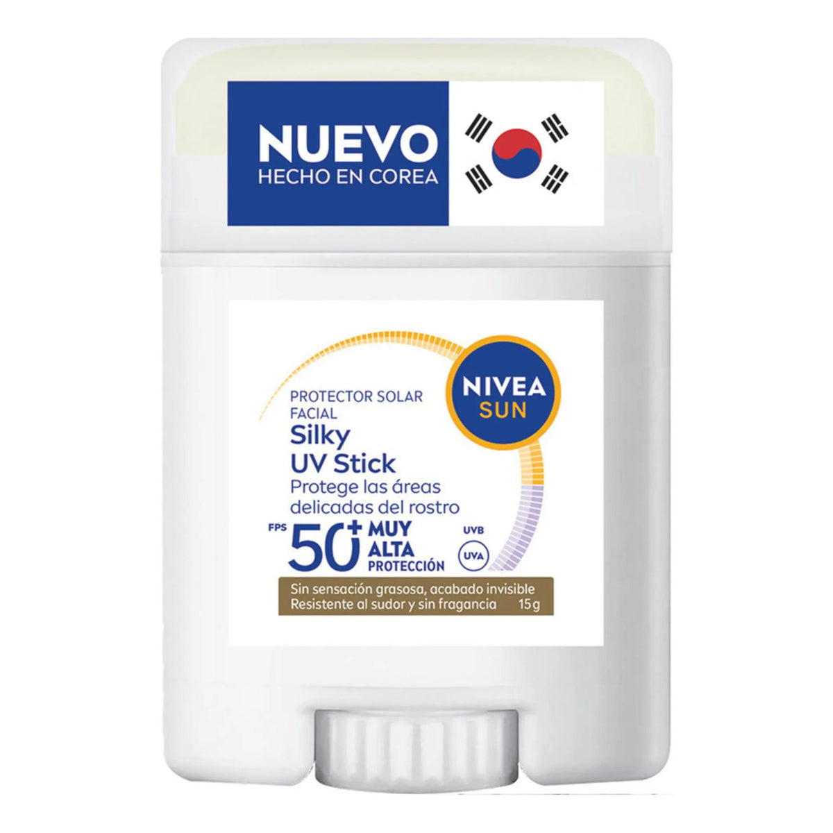 Silky Uv Stick Nivea Sun Protector Solar Facial En Barra Fps