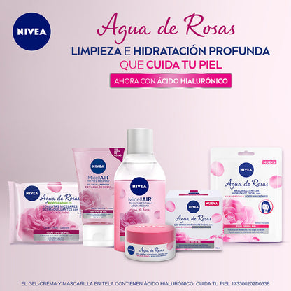 Gel Crema Nivea Hidratación 48 Horas Con Agua De Rosas 50ml