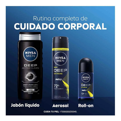 Nivea Men Deep Extreme Desodorante Aerosol 150 ml